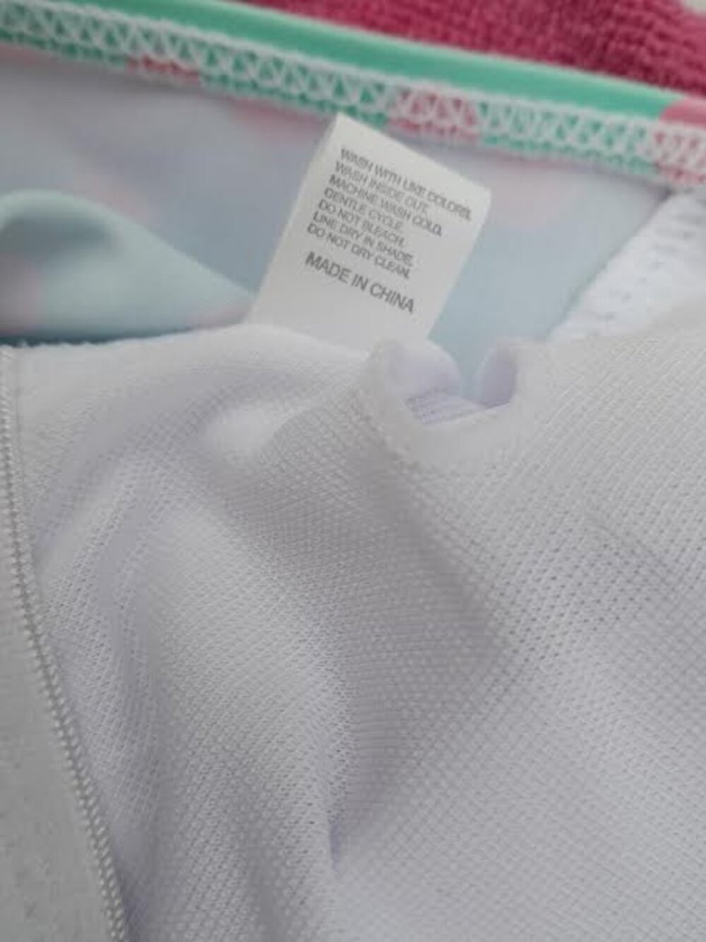 1960's Contrast Polka Dots Heart Swimsuit - Picture 5 of 5